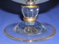 Foto 3: Böhmisches Kelch-Glas, um 1900, Moser-Glas, Gold-Email-Malerei