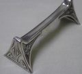 Foto 2: 6 x Silberne Jugendstil Messerbänkchen, WMF, Württembergische Metallwarenfabrik und Zinngießerei, Geislingen a. Steige, Britanniametall