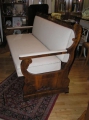 Foto 1: Johann Nepomuk Geyer (1807-1874): Sofa, Biedermeier, in Nußbaum