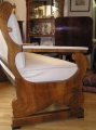Foto 2: Johann Nepomuk Geyer (1807-1874): Sofa, Biedermeier, in Nußbaum