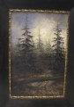 Foto 1: Johannes Köhler (1896-1976): Tannenwald, Öl Gemälde, um 1920
