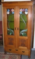 Bücherschrank, Jugendstil, in Eiche