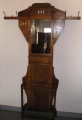 Garderobe, Jugendstil, in Eiche