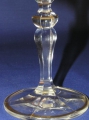 Foto 2: Böhmisches Kelch-Glas, um 1900, Moser-Glas, mit Gold-Email-Malerei