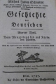 Foto 3: Geschichte der Deutschen, Teil IV: Vom Wenzeslaus bis auf Karln den Fünften, von Michael Ignaz Schmidts, 1787, mit Exlibris Bibliotheka-Ostricensis