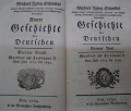 Foto 3: Geschichte der Deutschen, Teil IX: Matthias und Ferdinand II. Vom Jahr 1613 bis 1630, von Michael Ignaz Schmidts, 1789, mit Exlibris Bibliotheka-Ostricensis