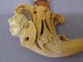 Foto 2: Biedermeier Meerschaum-Pfeife, mit Putten-Kopf, Brüder Czapek, Prag