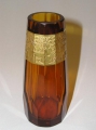 Leo Moser: Jugendstil Glas Vase, Karlsbad, 1914-25