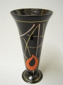Hyalith-Glas-Vase, um 1900