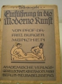 Foto 1: Fritz Burger: Einführung in die Moderne Kunst - Handbuch der Kunstwissenschaft, 1917
