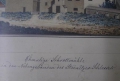Foto 2: Kolorierte Biedermeier Zeichnungen-Serie: Schrottmühle Steinitz, 1860, Monogramm FR, mit handschriftlichen Erläuterungen
