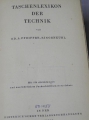Foto 2: Nachschlagewerk: Taschenlexikon der Technik, von ED. A. Pfeiffer-Ringenkuhl, 1949