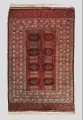 Foto 1: Handgeknüpfte Teppich-Brücke, Russland, 2. Hälfte 20. Jahrhundert, Turkmenen-Motiv