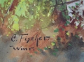 Foto 3: Carl Fischer: Bühnenbild-Entwurf zu Gilberts Der Mikado, signiertes Aquarell, Weimarer Hoftheater-Maler, um 1900