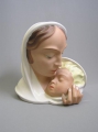 Waldemar Fritsch (1909-1959): Mutter / Maria mit Kind, Art Deco Porzellan Plastik, Ausführung Pirkenhammer Czechoslovakia (Böhmen), 1938-1939
