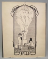 Foto 5: Franz Stassen (1869 geboren): 5 x Kunst-Drucke zu Mappen-Werk Götter (von 1901), Blätter: Deckblatt, Opfer, Helios, Athene, Persephone
