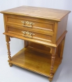 Kleiner Jugendstil Beistell-Schrank, Nußbaum