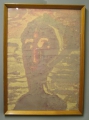Foto 2: Werner Schubert Deister (1921-1991): Porträt, signierte Graphik - Farblinolschnitt