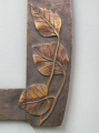 Foto 3: Jugendstil Holz Bilderrahmen, in Linde, 1912, mit Brandstempel