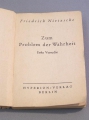 Foto 2: Friedrich Nietzsche: Zum Problem der Wahrheit - Erste Versuche, Feldpostausgabe 1937