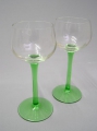 Foto 1: Ein Paar Jugendstil Wein-Gläser, um 1910