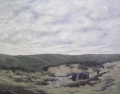 Foto 2: Fritz Wildhagen (1878-1956): impressionistische Landschaft mit Personenstaffage, signiertes Öl Gemälde, um 1910