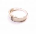 Ring, 925er Sterlingsilber, mit Diamant-Splittern