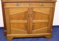 Foto 3: Buffet / Aufsatzbuffet-Schrank, Jugendstil, in heller Eiche
