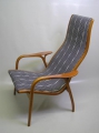 Foto 1: Yngve Ekström (1913-1988): Design Fauteuil, Modell Lamino (1956), datiert Juni 1969, Hersteller Swedese / Schweden