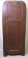 Englischer eintüriger Jugendstil Kleider-Schrank, in Eiche, "Lindsey Price / Complete Furnishers Ltd. / Hereford"