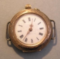 Foto 1: Goldene Damen-Taschen- / Armband-Uhr, um 1900