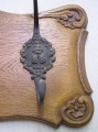 Foto 3: Jugendstil Wand-Garderoben-Brett, Eiche