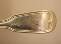 Foto 3: 2 x Silber Biedermeier Esslöffel, JC mit Bär gepunzt
