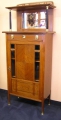 Vertiko / Aufsatzvertiko, Jugendstil, um 1910, in Eiche