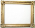 Foto 1: Großer Gold-Stuck Bilderrahmen, um 1900