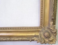 Foto 2: Großer Gold-Stuck Bilderrahmen, um 1900