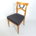 Foto 2: 4 x Biedermeier Sessel-Stühle, in Kirschbaum