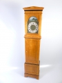 Foto 1: Biedermeier Stand-Uhr, in Kirschbaum