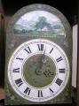 Foto 2: Biedermeier Stand-Uhr, in Kirschbaum