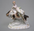 Porzellanfigur: Europa auf dem Stier, gemarkt Katzhütte (Thüringen), Hertwig & Co., um 1930