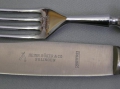 Foto 2: 6er Besteck-Satz: Messer und Gabeln, um 1900, Heinr. Böker & Co. Solingen