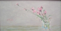Foto 2: Otto Knöpfer (1911-1993): Glas mit Steinnelken, Öl Gemälde - Blumenstilleben, datiert 1961