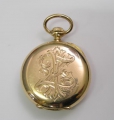 Foto 3: Damen-Taschenuhr, Ende 19. Jahrhundert, um 1888/92, 750er Gold, Lange & Söhne, Glashütte