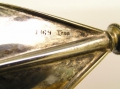 Foto 4: Bowle-Gewürz-Kelle / Punschkelle, Mitte 19. Jahrhundert, 800er Silber, vergoldet, von Besteckfabrik Koch & Bergfeld, Bremen