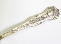 Foto 6: 8 x Silber Andenken- / Wappen- und Zierlöffel, um 1900, gepunzt