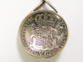 Foto 2: Historischer Silber Münzlöffel, 6 Kreuzer von 1743, Maria Theresia, Österreich