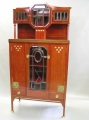 Foto 2: Vertiko / Aufsatzvertiko, Jugendstil, um 1925, in Mahagoni, Entwurfsmöbel, wohl Wien