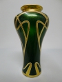 Foto 2: Vase, Gräflich Harrachsche Glasfabrik, Neuwelt, um 1900, Chromaventuringlas