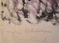 Foto 2: Hanna Nagel (1907-1975): Junges Mädchen im Tanzkleid, aquarellierte Tuschfederzeichnung, signiert und mit Künstler-Stempel