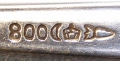 Foto 3: Kuchenschaufel / Tortenheber, 800er Silber, Anfang 20. Jahrhundert, Bremer Silberwarenfabrik (Bremen-Sebaldsbrück)